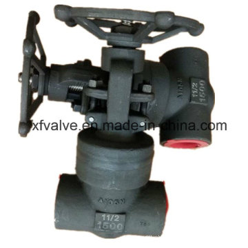 1500lb Forged Carbon Steel A105 Pressure Seal Thread Gate Valve